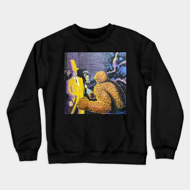 Clobberin' Time Crewneck Sweatshirt by Jimb Fisher Art